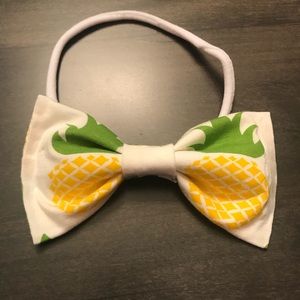 Custom Kickee Bow-Pineapple